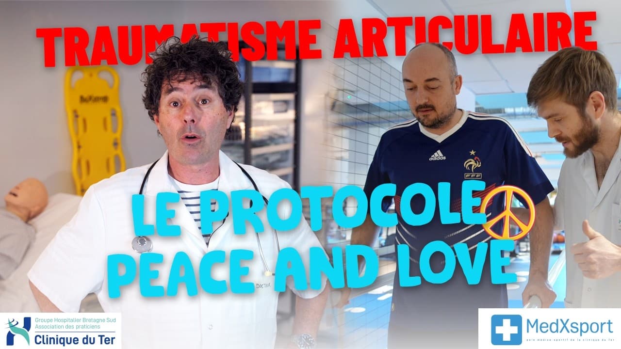 Traumatisme articulaire : adoptez le protocole PEACE & LOVE !